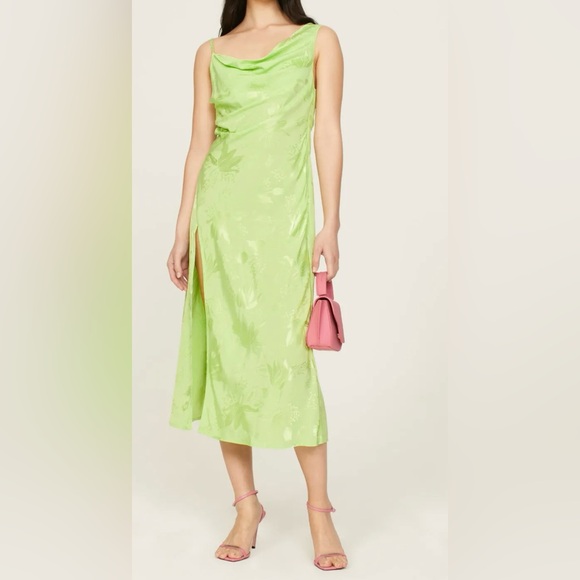 For Love and Lemons Elegant Lime Green Dress - Picture 2 of 5